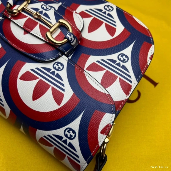 First bag ru Gucci bag 1955 Adidas x Horsebit shoulder 0709